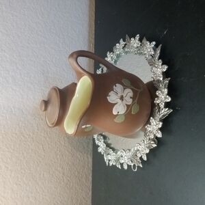 GORGEOUS Pair of Pigeon Forge Pottery Tennessee Creamer & Sugar Set